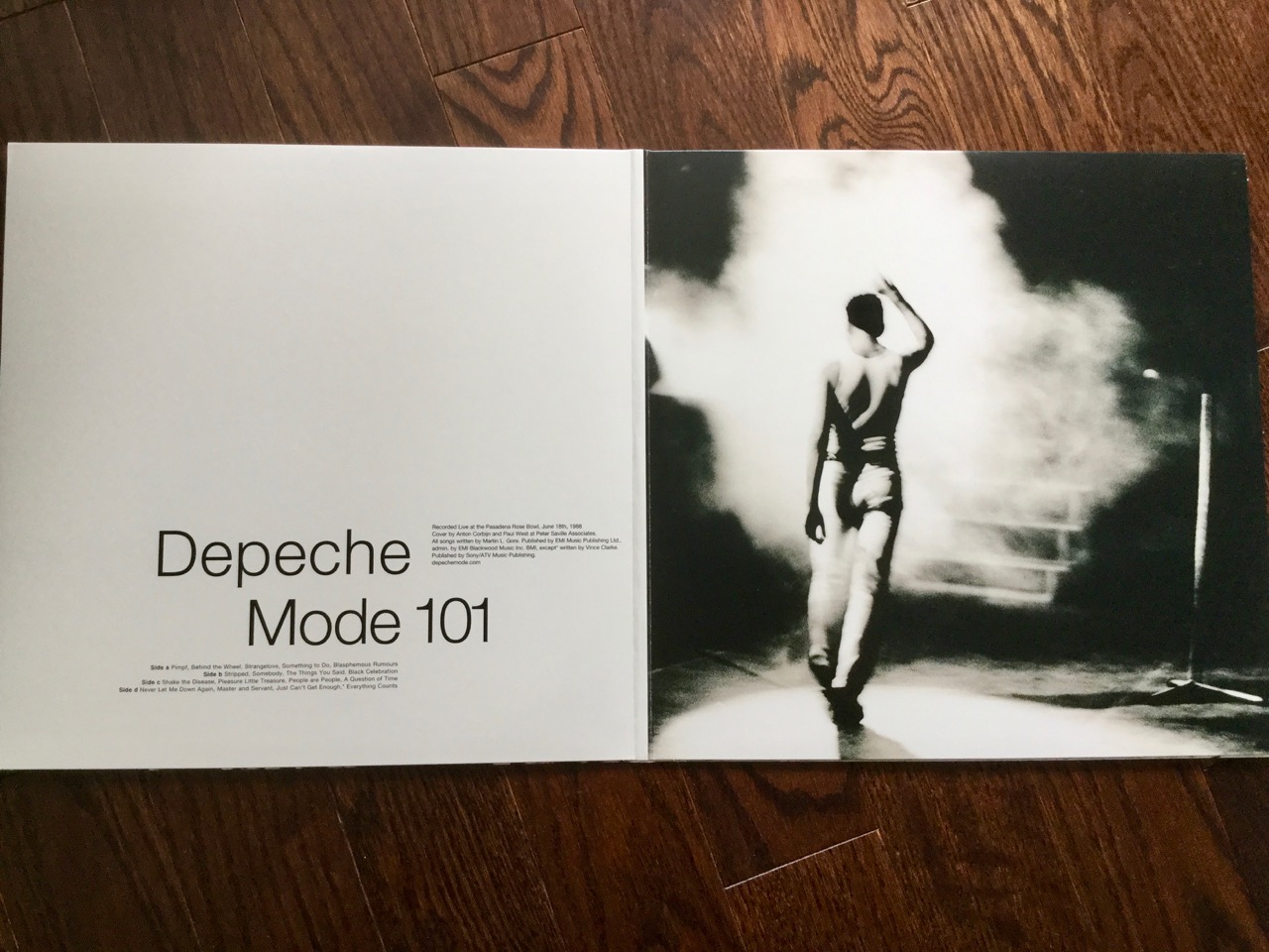 Vinyl love: Depeche Mode “101” – My (life in) music lists